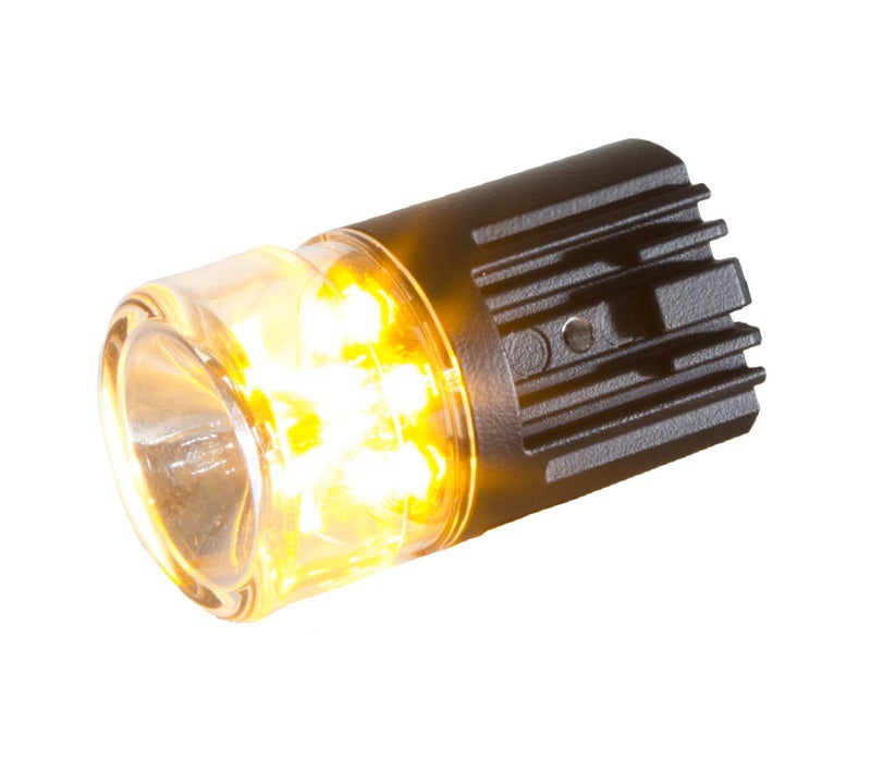 Unicorn Lighting UC01 Hideaway Warning Emergency 360 Degrees Strobe Light Surface Mount IP68 for Police and Tow Truck Construction Vehicle Amber